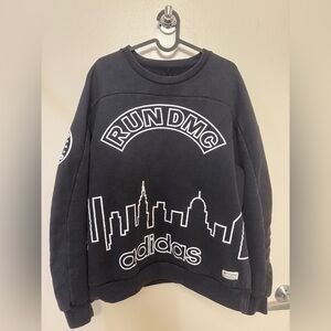 Adidas Black Run DMC Skyline Sweatshirt